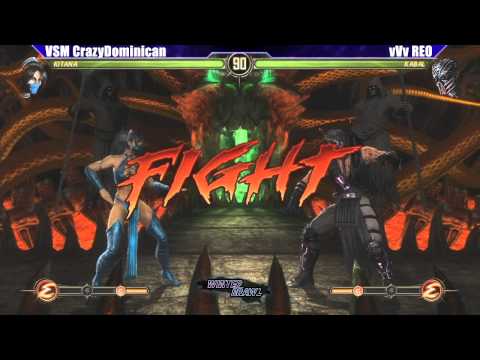 MK9 Top 8 VSM Crazy Dominican vs vVv REO - WB6 Road to Evo 2012