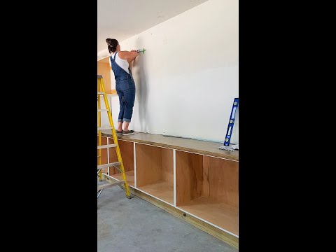 How to hang cabinets by yourself