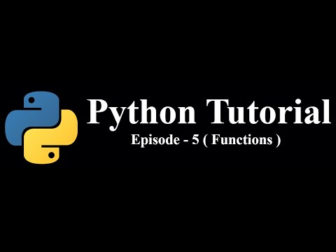 Python Basic Tutorial Episode 5 Functions Variable Scoping And Lambda