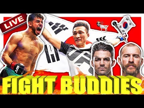 🔴UFC FIGHT NIGHT 139 KOREAN ZOMBIE VS YAIR RODRIGUEZ / COWBOY CERONE VS MIKE PERRY LIVE REACTION!