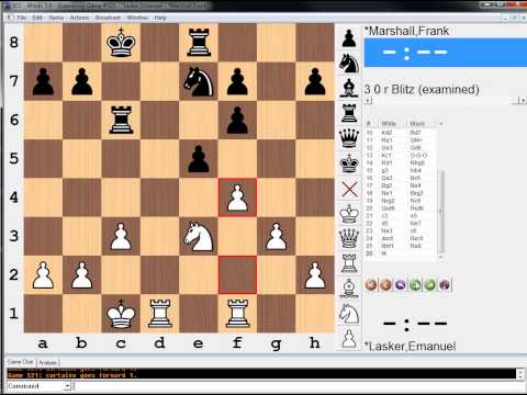 Key Moments in Chess History #172: Lasker v Marshall, 7th World Championship, Game 8