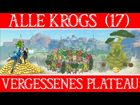 Alle Krogs 17 Vergessenes Plateau The Legend of Zelda Brreath of the Wild  Guide