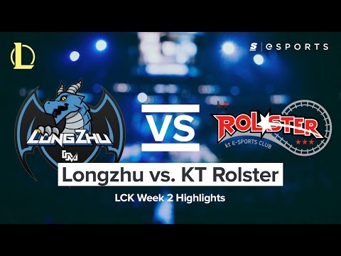 HIGHLIGHTS: Longzhu vs. KT Rolster (2017 LCK Spring)