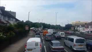 (HD) Route 112 Visual - Brent Cross to Ealing Broadway