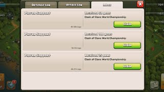 Collecting The World Championship Rewards (Clash Of Clans)