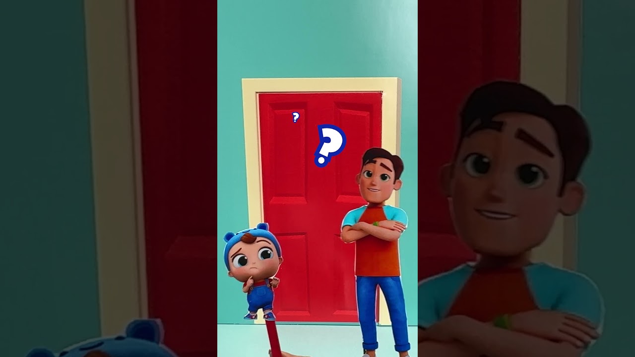 Knock Knock... who's there??  #babyjohn #nurseryrhymes