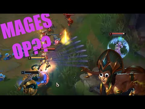 MAGES BOT LANE ARE OP??