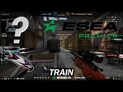 ex-Winstrike vs AGO | Map 1 Train | Highlights | ESEA Season 36