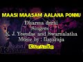 Maasi Maasam Aalana Ponnu Song Karaoke