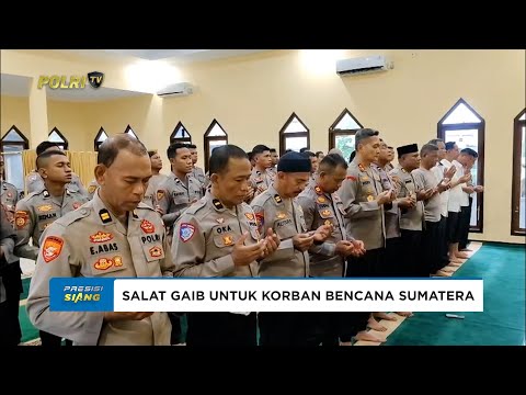 POLRESTA TIDORE GELAR SALAT GAIB UNTUK KORBAN BENCANA DI ACEH, SUMUT, DAN SUMBAR