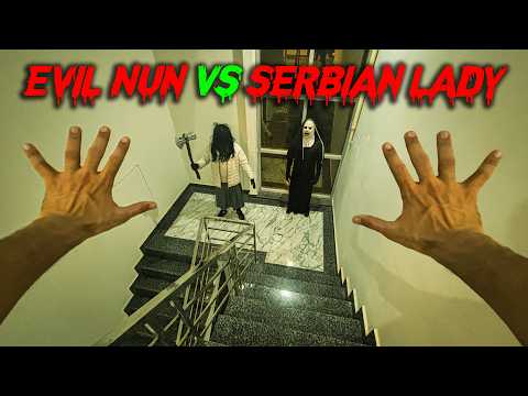 Serbian Dancing Lady Vs Evil Nun | Horror Pov | Team FMB