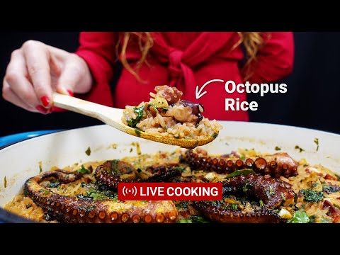 ❤️ LIVE Cooking 89 - Octopus Rice (Arroz de Polvo)