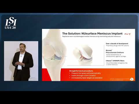 Ryan Belaney, Phoenix Kinetics - Artificial meniscus implant for knee pain | LSI USA '26