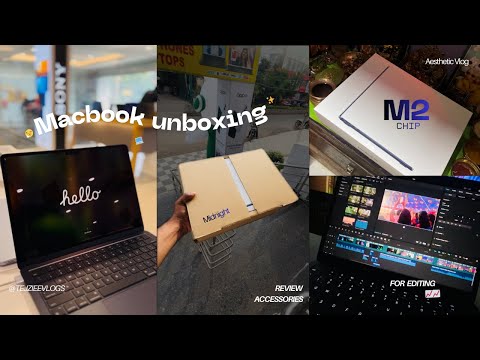 MacBook Air M2 13″ (Midnight) Unboxing Review + Accessories Is It Worth Buying in 2025?