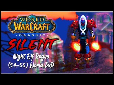 👻 WoW Classic (Nostalrius) - Silent 54-56 Open World Rogue PVP 👻