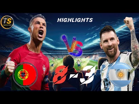 Portugal vs Argentina 8-3 | All Goals & Highlights | Trending Star Cr7