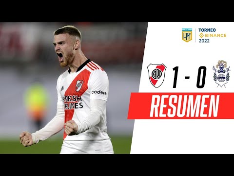 Video: River derrotó a Gimnasia y se recuperó en la Liga Profesional