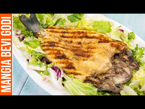 Branzino alla piastra alla romagnola