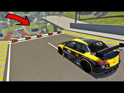 Car vs Rocks - Car Jump Arena | BeamNG.drive