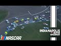 Chase Elliott taken out while running second, triggers big wreck at Indy