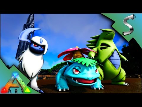 VENUSAUR VS CHARIZARD VS BLASTOISE! TYRANITAR & ABSOL! - POKEMON IN ARK! - Ark: Survival Evolved