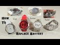 How To Replace Change Watch Battery