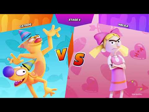 CatDog Arcade Mode With Their Voice|Nickelodeon All-Star Brawl