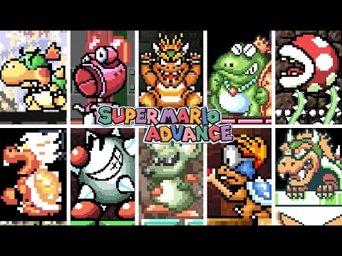 SUPER MARIO ADVANCE SERIES - All Bosses