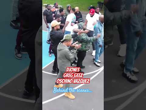 Oschino Vazquez and Greg Geez behind the scenes if they video “ KYRIE AND LEBRON”