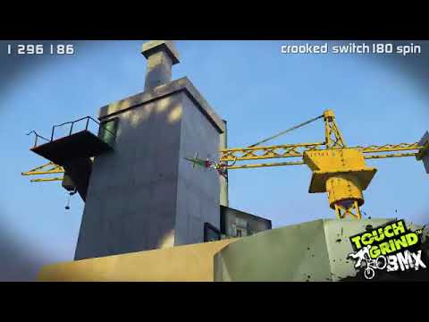 new world record on skyline (must see!!!)13m - Touchgrind BMX