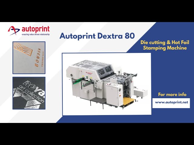 Hot foil stamping Machine Autoprint Hot Foil Unit Dextra 80