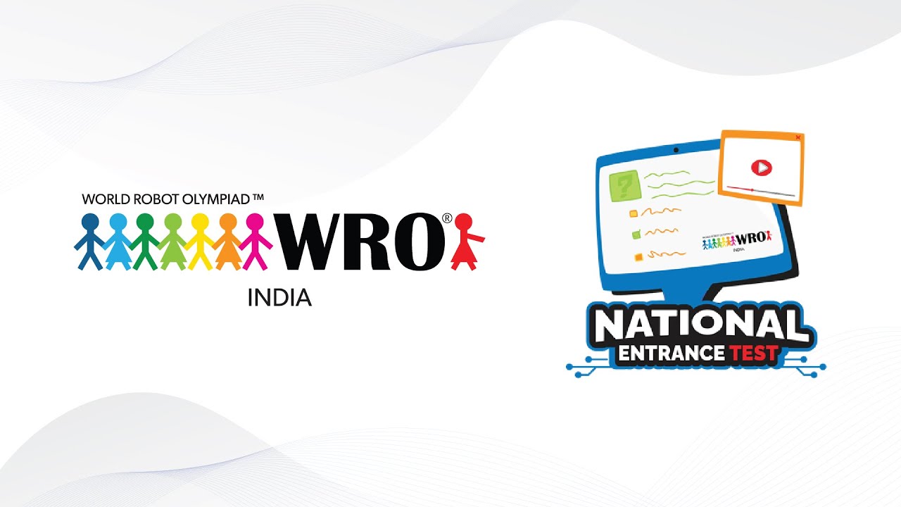 Joining instructions and interface details for WRO India Level 1: National Entrance Test.