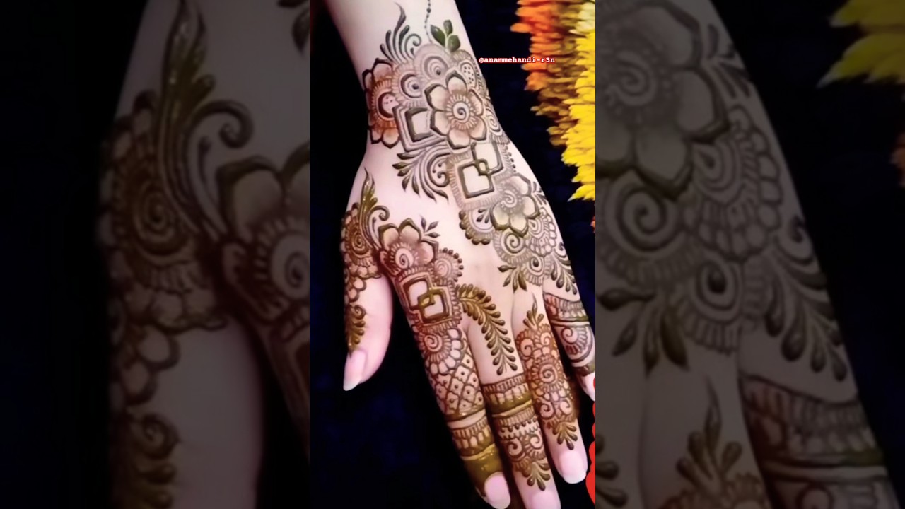 🌿New trending bakareid special mehandidesign🥀♥️#beautifulmehndi #trendingshorts #henaart#mehandilove