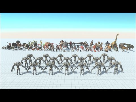 20x Bosses vs All faction - Animal Revolt Battle Simulator