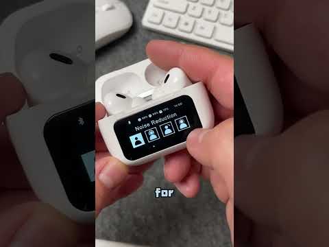 WiWU Wireless Stereo Earbuds with LCD touch screen ANC noise.