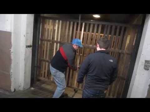 Vintage Otis Traction Freight elevator @ Roanoke Times Roanoke VA