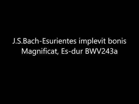 J.S. Bach - Esurientes implevit bonis, Magnificat Es-dur BWV 243a