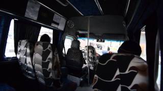 preview picture of video 'Waiting for the bus departure in Kadamzhai/кадамзхай'