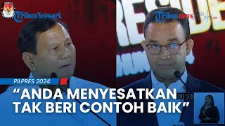 Prabowo Sebut Anies Menyesatkan: Anda Tak Pantas Bicara soal Etik, Menyesatkan Rakyat!