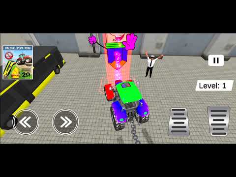 Offroad Chained Tractor Towing Rescue simulator || driving tractor || gameplay 04 || kids centre