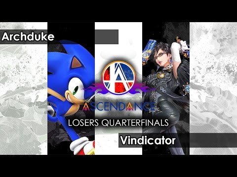 Smash 4: Archduke (Sonic) V Vindicator (Bayonetta) - Ascendance 21 Tournament SSB4