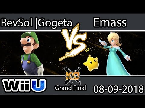 KO2018 Smash Wii U (GF) - Emass (Rosalina & Luma) vs. RevSol|Gogeta (Luigi, Char)