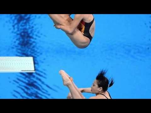 London 2012 diving: Wu Minxia & He Zi win 3m synchro springboard