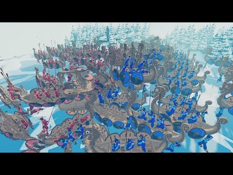 TABS | EPIC FIGHT | Whole map in Longships