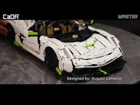 CaDA C61048 - Koenigsegg Jesko Fantasma Building Block Technic Racing Model 4346 Pcs Brick Toys