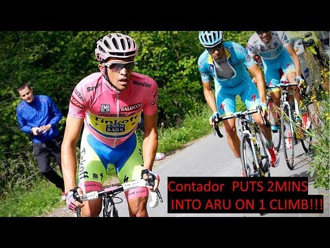 Contador Destroys Mortirolo & ARU!