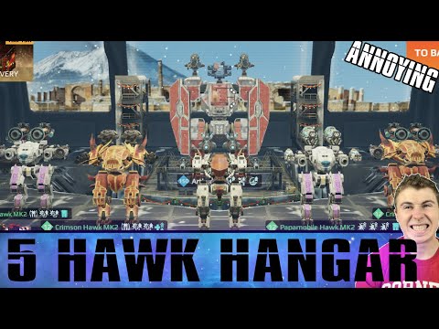 The Most Overpowered Hangar In The Game - 5 Hawk Hangar Takes Over The Battlefield - Don't Try This