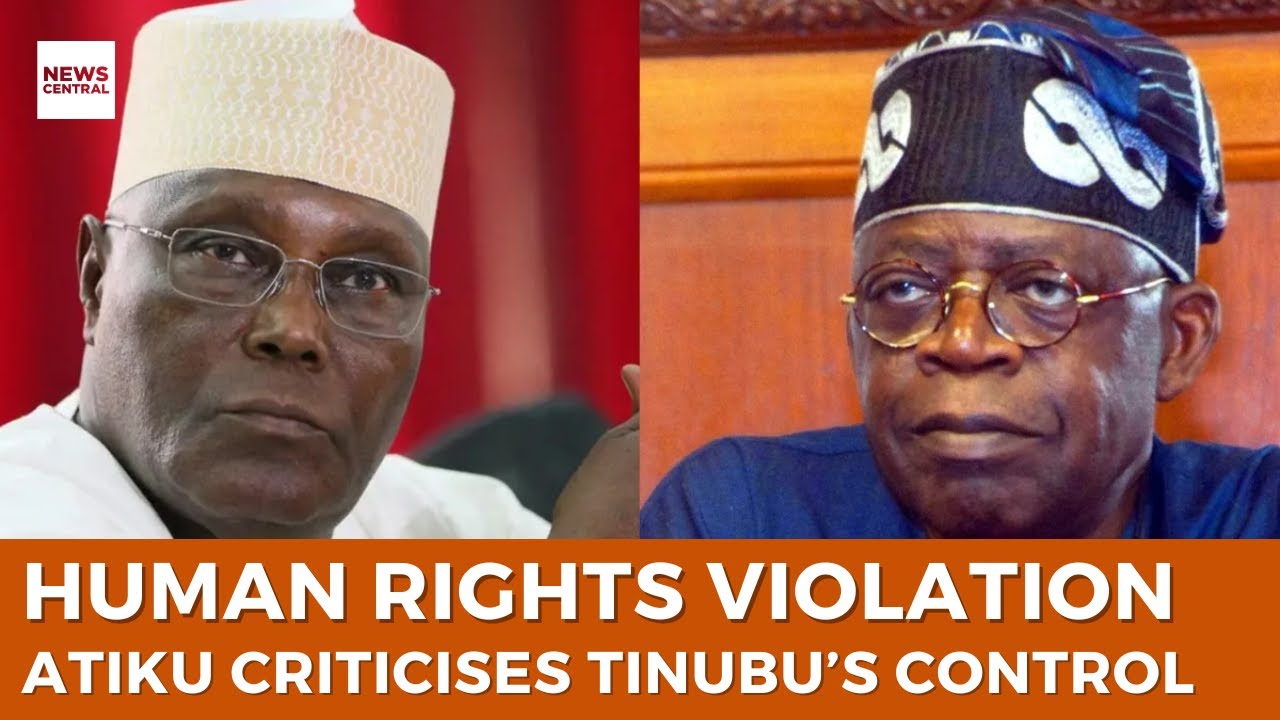 Atiku Accuses Tinubu of Harsh Oppressive Control