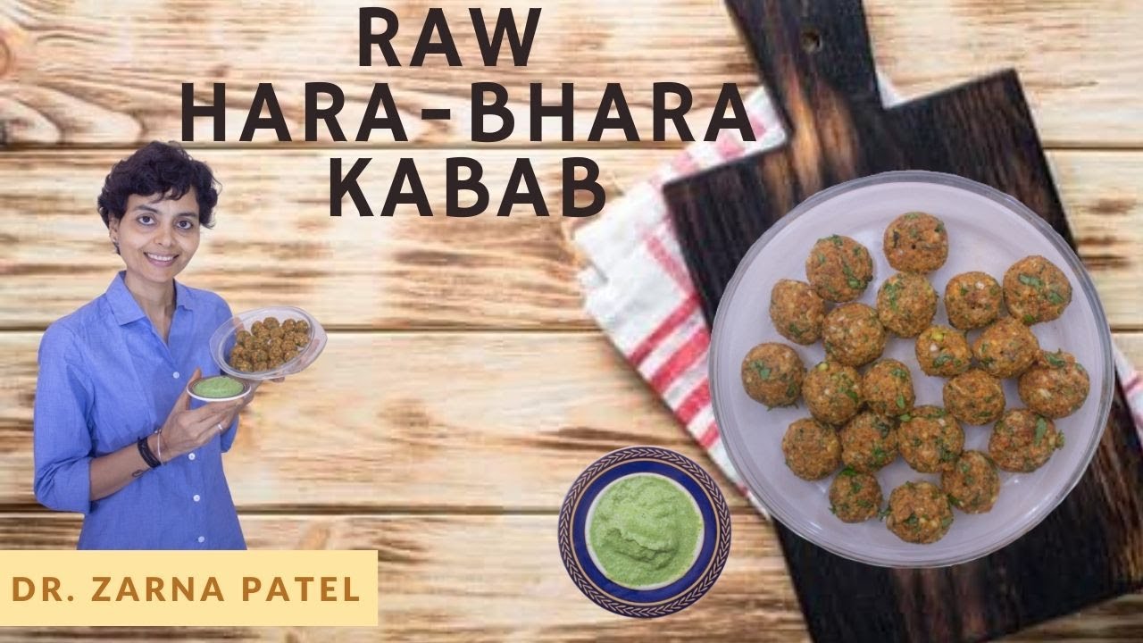 Raw Hara Bhara Kabab By Dr. Zarna Patel (NDS) [Raw Vegan Recipes] | New Diet System