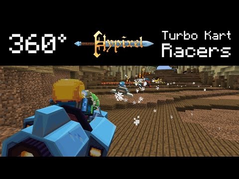 Minecraft - Turbo Kart Racers in 360 Degrees! 4K